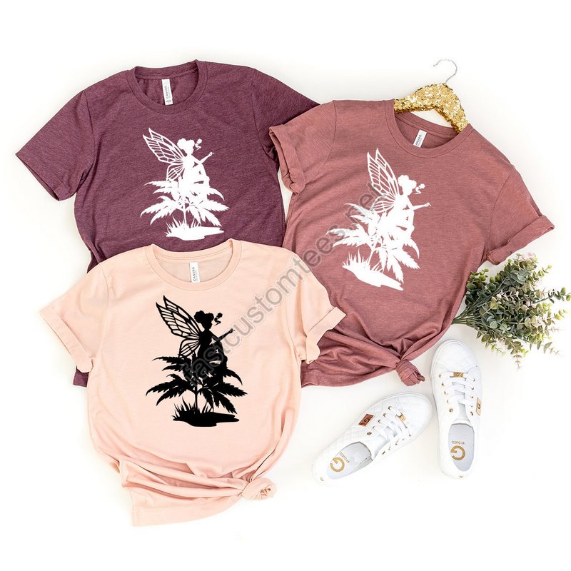 Cannabis Fairy Shirt Weed Shirt Funny Pothead Tee Weed Fairy Tee Funny Weed Shirt Marijuana Shirt Marijuana T Shirt Cannabis Shirt