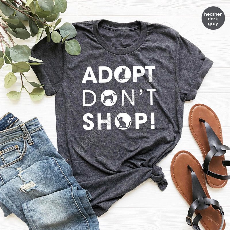 Save Animals Shirt Animal Rights T Shirt Adopt Don't Shop Tee Fur Mama Tee Animal Rescue Shirt Animal Lover Gift Adoption Pet Shirt