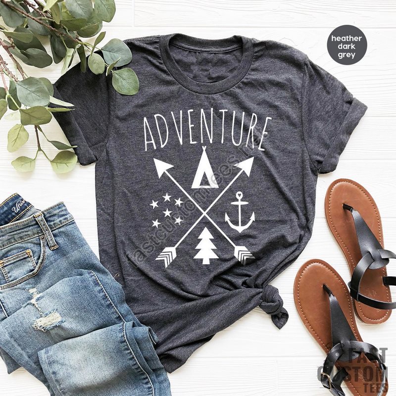 Adventure Shirt Nature Lover Gifts Camping Tshirt Hiking T Shirt Camping Buddy Shirt Camp T-shirt Campers Gift Outdoor Clothing