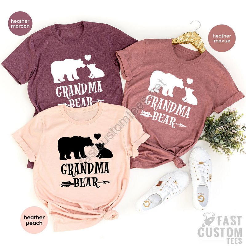 Nana T Shirt Grandma Bear Shirt Gift For Grandma Mothers Day T Shirt Bear Family Shirt Grandma Shirt Gigi Shirt Grandmother Shirt