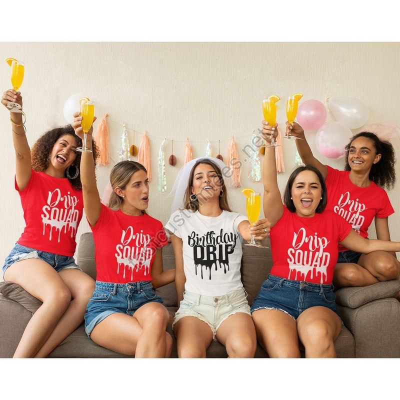 Birthday Group T Shirt Birthday Party Tee Birthday Girls Crew Birthday Squad Tshirt Birthday Drip Tee Birthday Queen Tshirt