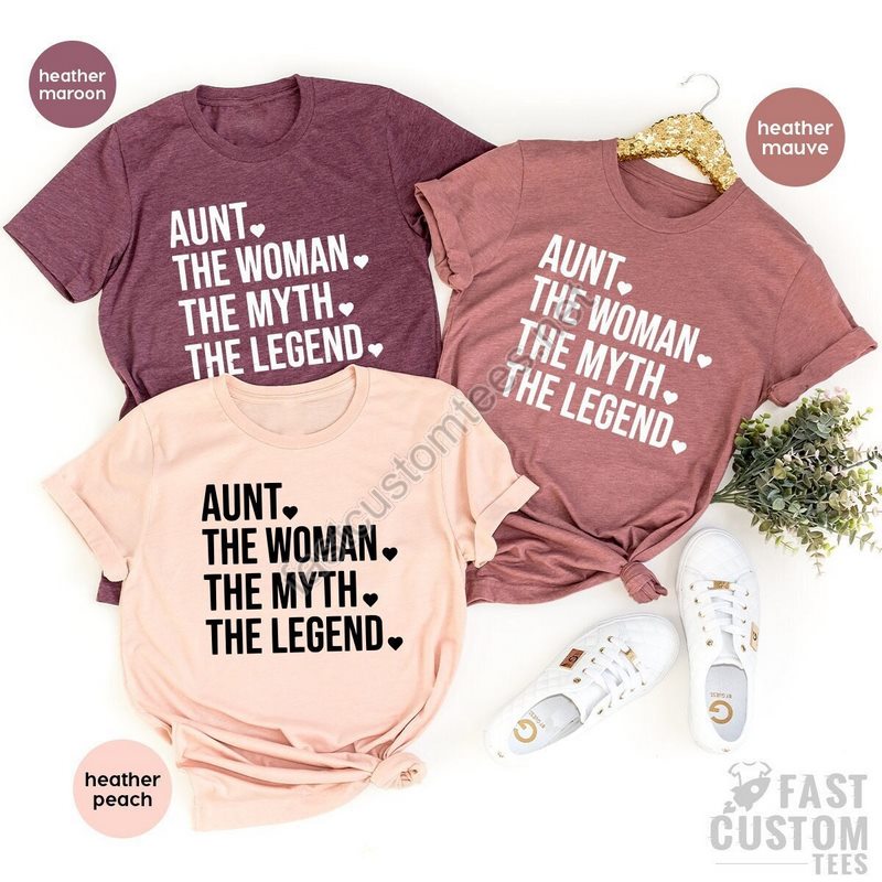 Cool Aunts Shirt Funny Auntie T Shirt Promoted To Aunt Shirt Best Aunt Tshirt Cute Sister Shirt Aunt The Woman Tees Gift For Aunt