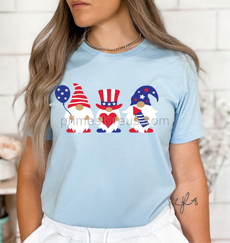 4th Of July Gnomes Shirt 4th Of July Gift Independence Day Gift 4th Of July Shirt Gnome Shirt Patriotic Shirt Independence Day Shirt