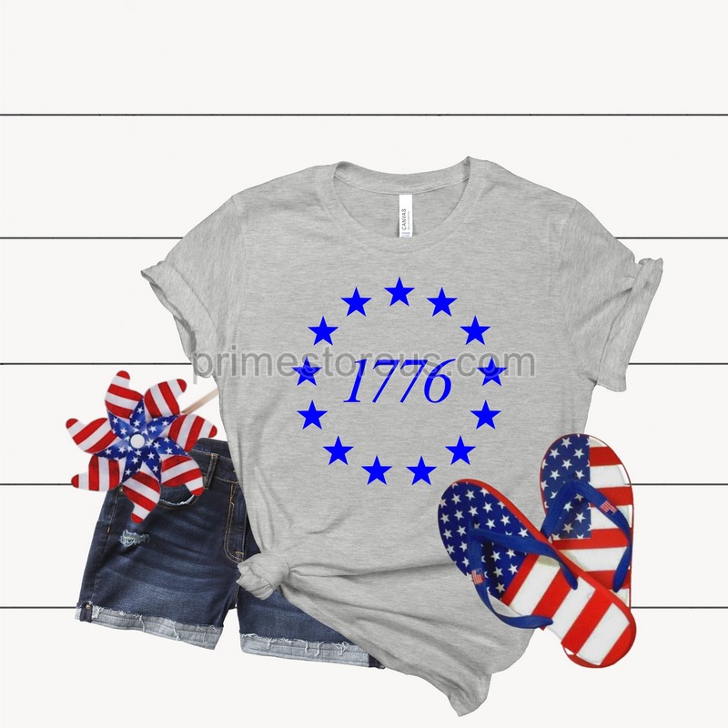 1776 Shirt Independence Shirt 13 Stars Shirt American Shirt Veteran Shirt American History 1776 Independence Day Shirt Fourth Of July