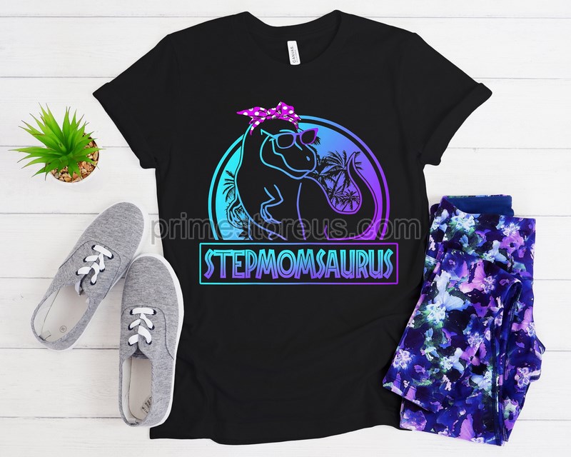 Stepmomsaurus Mom And Dad Dinosaur Shirts Dinosaur Birthday Shirts Dino Birthday Dinosaur Parents Mom And Dad Dino Shirts