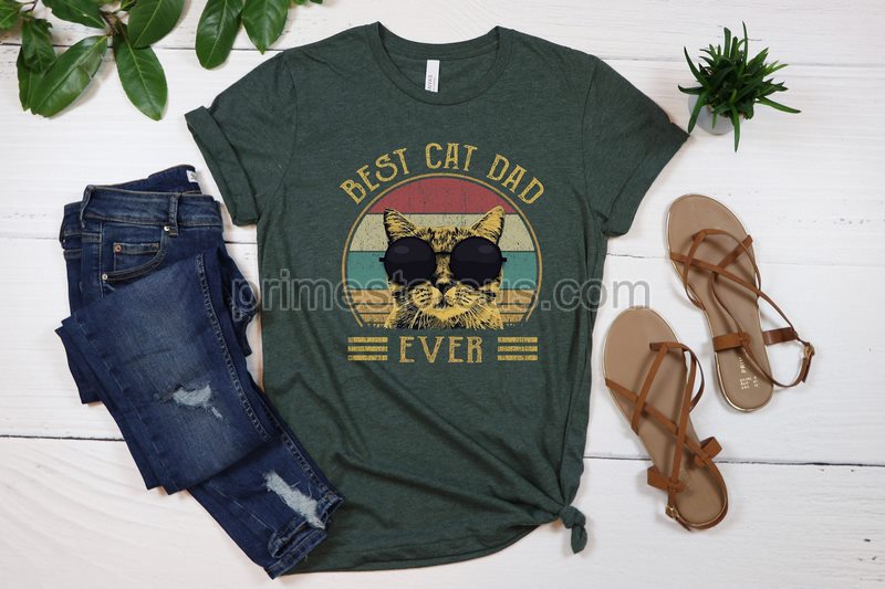 Best Cat Dad Ever Shirtnew Dad Shirtdad Shirtdaddy Shirtfather's Day Shirtbest Dad Shirtgift For Dadcat Dad Gift Cat Lover Gift