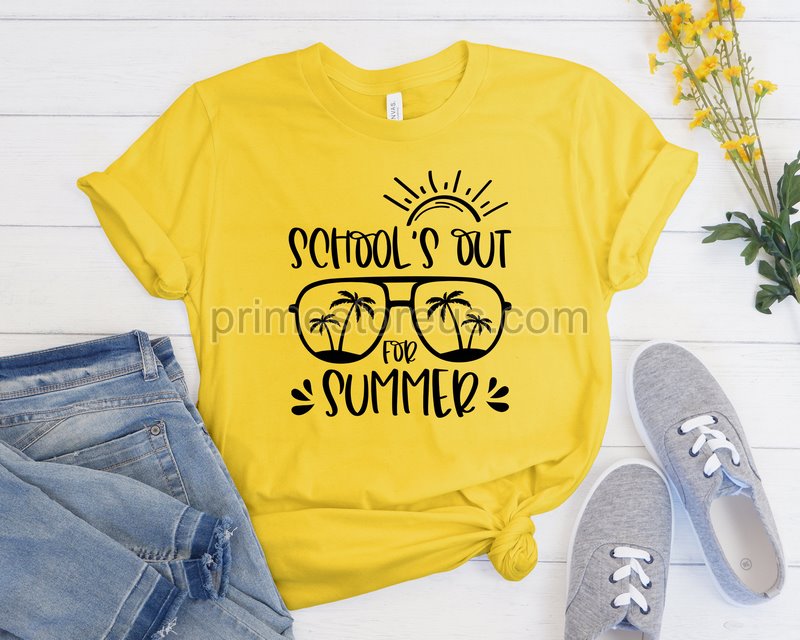 Schools Out For Summer Shirt Teacher Last Day Of School Shirt Teacher Off Duty Goodbye School Hello Summer Teacher Shirt Teacher Gifts