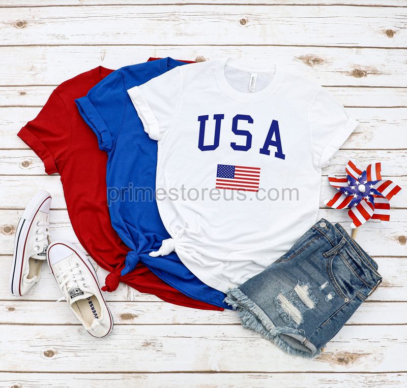 Custom Usa Flag Shirt American Flag Shirt Patriotic July 4th Shirts Usa Flag Family Matching Fourth Of July Shirts America Shirtusa