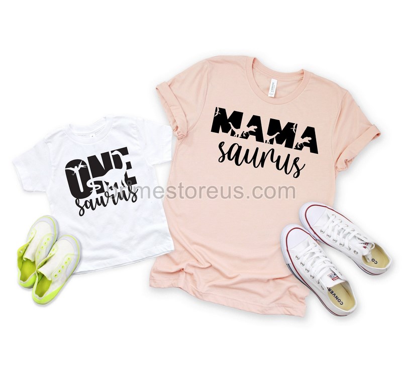 Onesaurus Mama Saurus Tshirt Family Saurus Shirt Dady Dinosaur Shirt Sister Dinosaur Tshirt Sister Gift Family Saurusdino Family