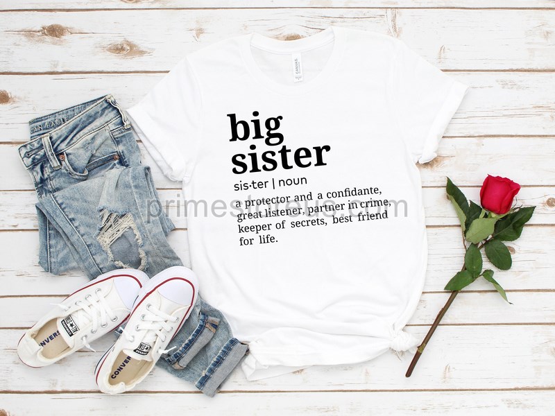 Big Sister Shirt Big Sister T-shirt Pregnancy Announcement Big Sister Announcement Big Sis Promoted To Big Sister Big Sister