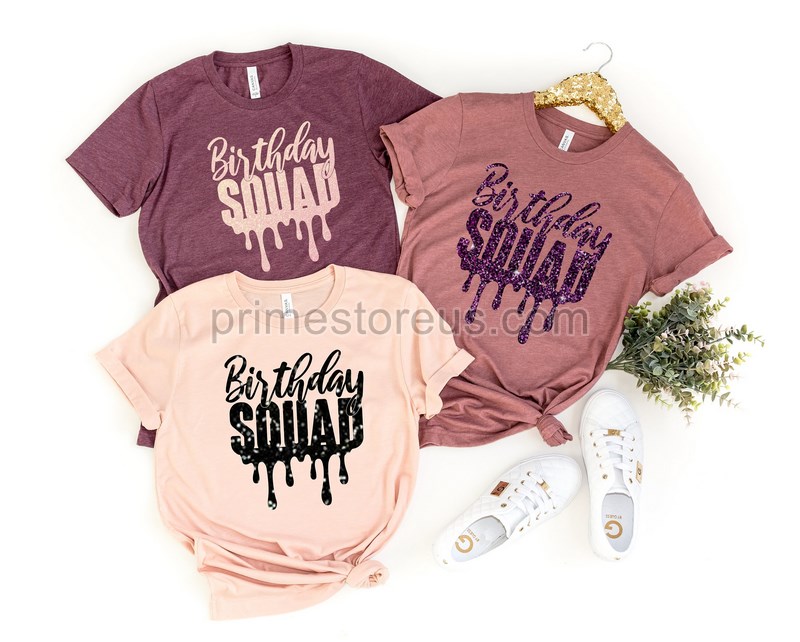 Birthday Shirtbirthday Drip Shirt Birthday Squad Shirts Birthday Party Shirts Birthday Shirts For Women Birthday Crew Shirts