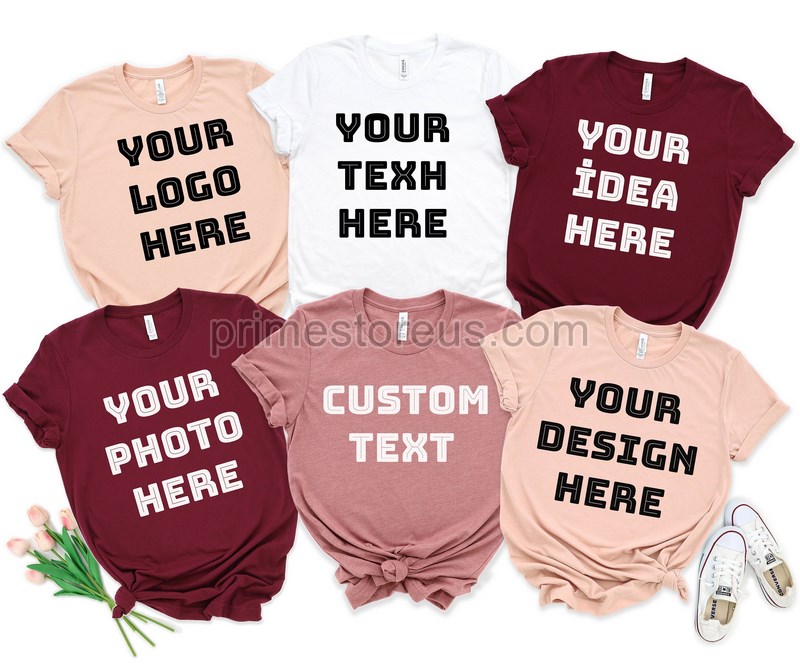 Personalized Shirt Add Your Own Text Custom Logo Shirts Custom Design Shirt Customized Shirts Custom Text On Shirt Custom Family