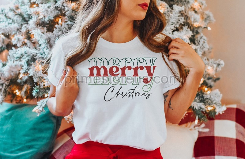 Merry Merry Christmas Shirtcustom Christmas Shirt Christmas Matching Shirt Holiday Shirt Christmas Gift Shirt Christmas Matching Shirt