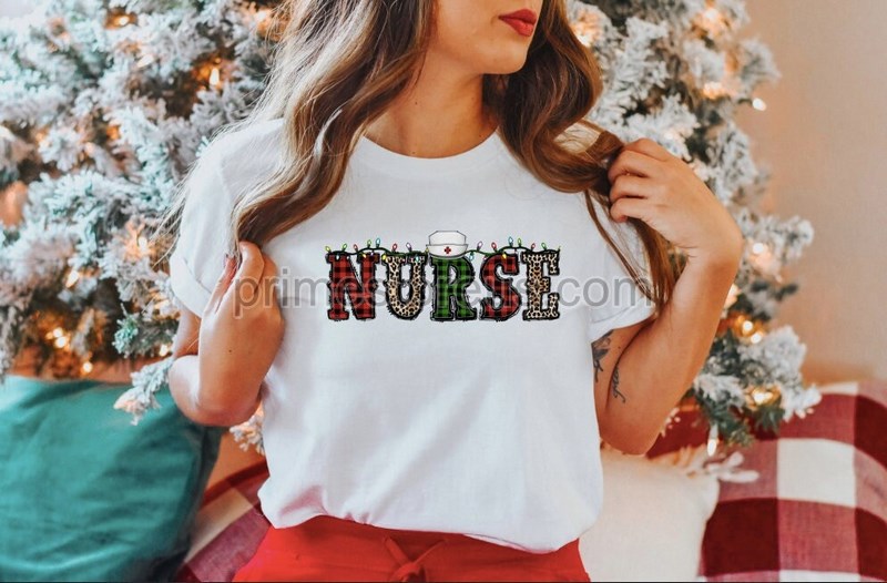 Nurse Christmas Shirt Santa's Favorite Nurse Shirt Cute Santa Tee Christmas Shirt Merry Christmas Shirt Christmas Gift For Her