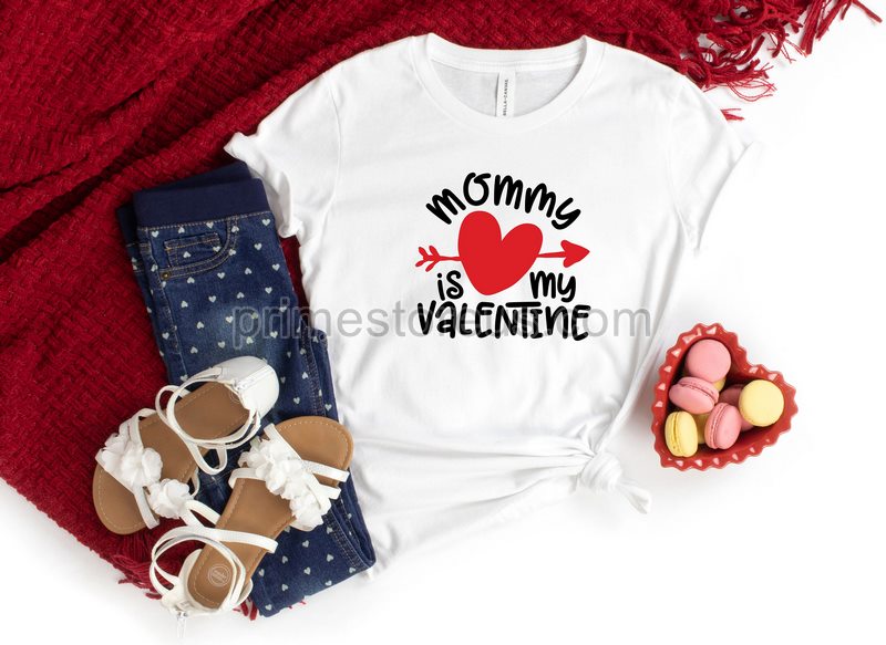 Valentine Day Matching Shirts Daddy Is My Valentine Shirt Mommy Is My Valentine Shirts Valentine Day Gift Mommy Kid Valentine Shirt