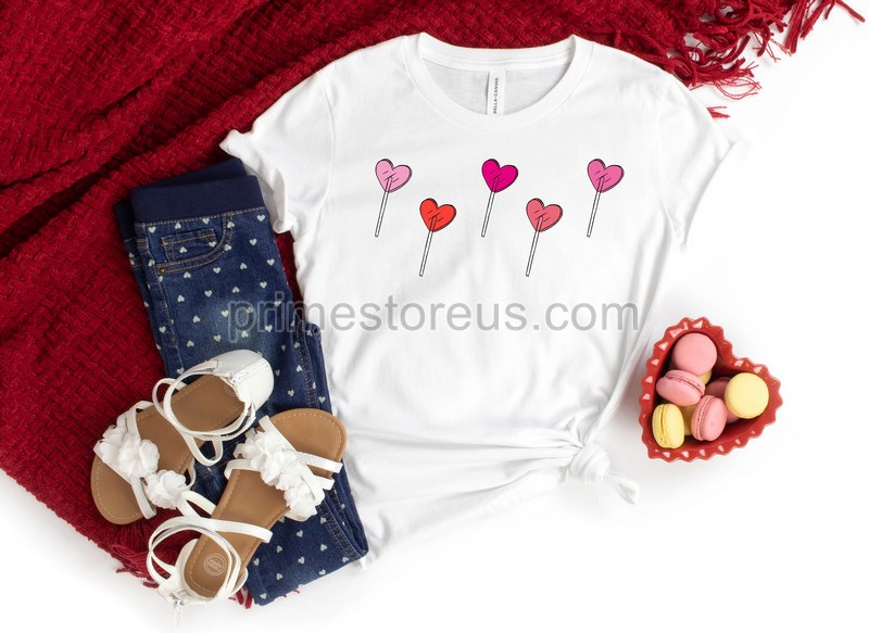 Valentines Day Shirt Lollipop Valentines Shirt Valentines Day Gift For Friend Sucker For You Shirt Lollipop Hearts Shirt Lollipop Shirt