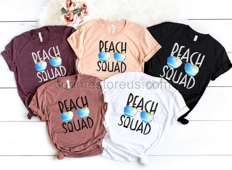 Beach Squad Shirts Girls Vacation Shirt Family Summer Shirt Vacay Mode Shirt Beaches Shirt Beach Vacation Shirt Summer Tank Top