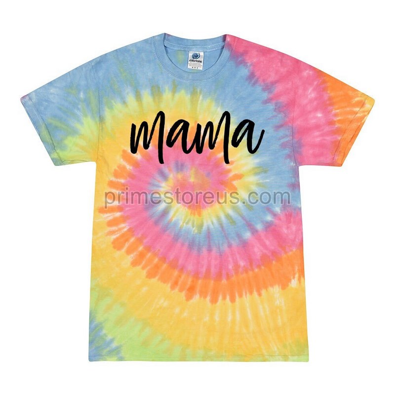 Mama Tie Dye Shirt Women Tie Dye Shirtmom Tie Dye Shirt Mama T-shirt Mothers Day Mom Life Shirt Mama Shirt Gift For Hertie Dye Shirt