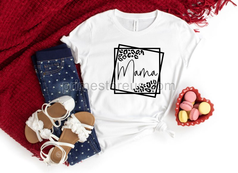 Leopard Print Mama Shirt Cheetah Mama Shirt Mother's Day Gifts For Mom Cute Mama Shirtmom Tumbler Mama T Shirtcheetah Mom Shirt