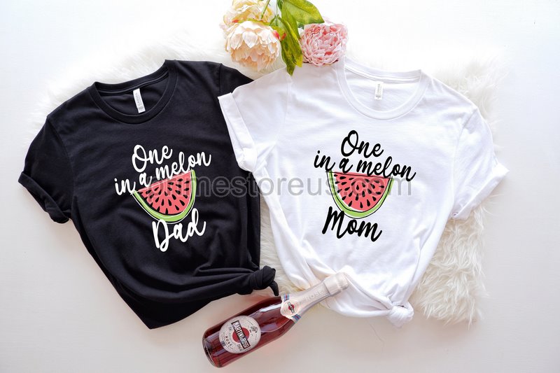 One In A Melon Mom Shirts One In A Melon Mom Shirts Birthday Shirt For Mom Watermelon Birthday Shirts First Birthday One In A Melon