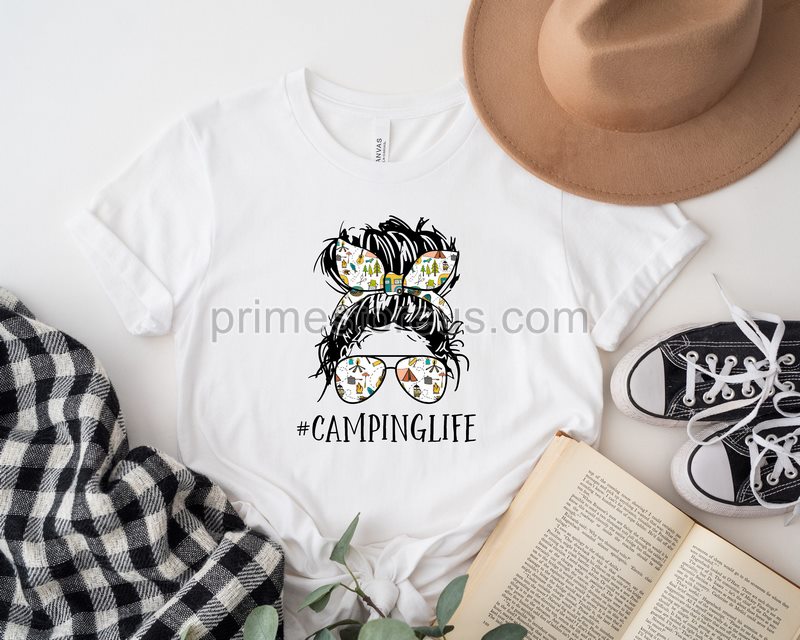 Camping Life Shirtadventure Awaitsmountains Tee T-shirt Mountain Shirt Camping Shirt Nature Shirt Mountains Calling