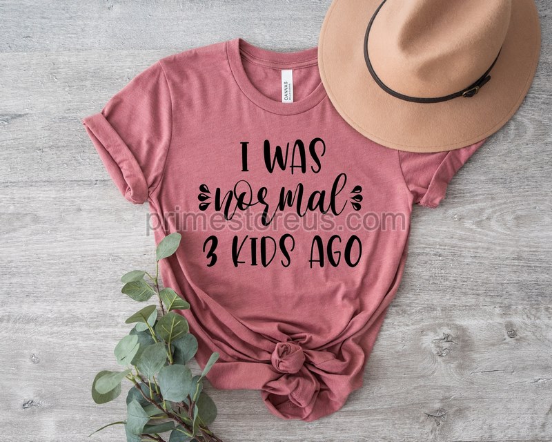 I Was Normal 3 Kids Ago Shirt Funny Mom Shirt Kids Ago Shirt Normal 3 Kids Ago Mom Shirt Whit Kids Tired Mom Shirt Mothers Day Gift