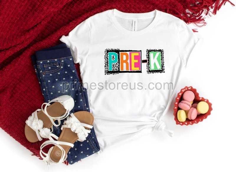 Hello Pre-k Shirts Teach Love Inspire Shirtback To School Shirt Pre-k Teacher Tee Teacher Appreciation Tee 1st Day Of School