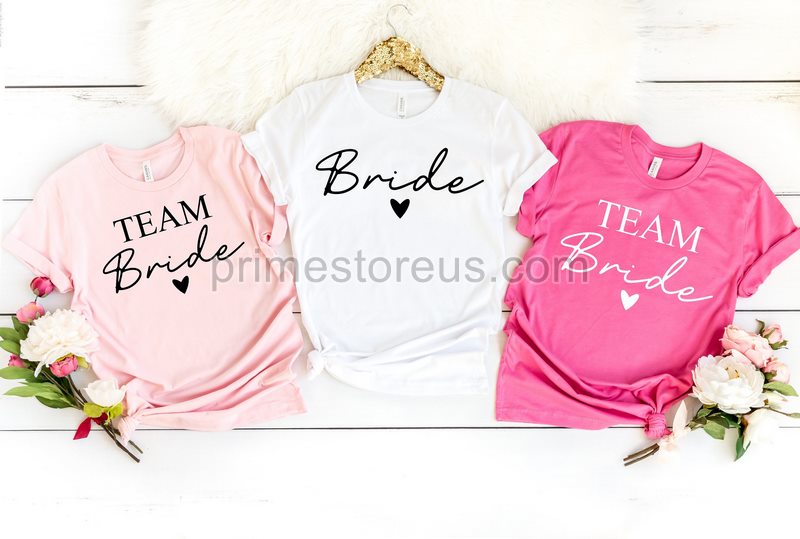 Bride Shirt Bachelorette Party Shirt Team Bride Shirt Bridal Shower Tee Hen Do Party Bride T Shirt Bride Squad Shirt Brautparty Tee