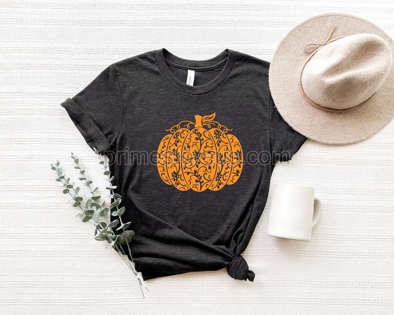 Swirly Pumpkin T-shirt Pumpkin Shirt Fall Pumpkins Halloween Shirt Autumn Shirt Cute Fall Shirt Gift For Halloweenswirl Pumpkin