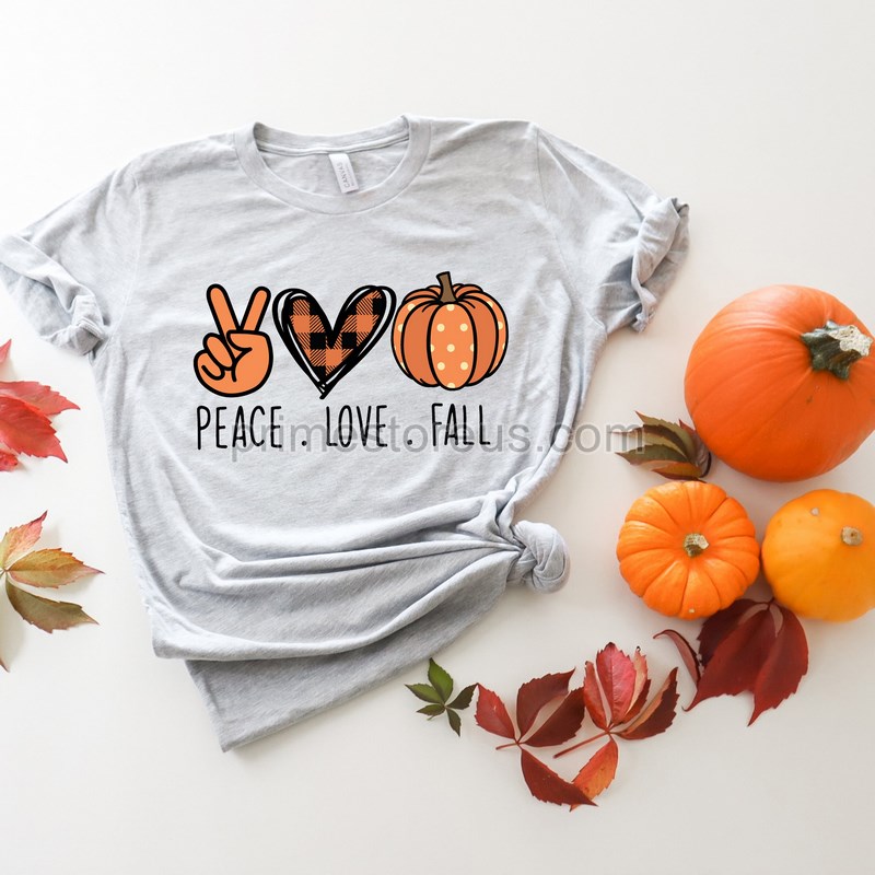 Peace Love Pumpkin Shirtleopard Pumpkin Shirt Halloween Shirt Fall Shirt Cheetah Pumkin Shirt Thanksgiving Shirt Autumn Tee