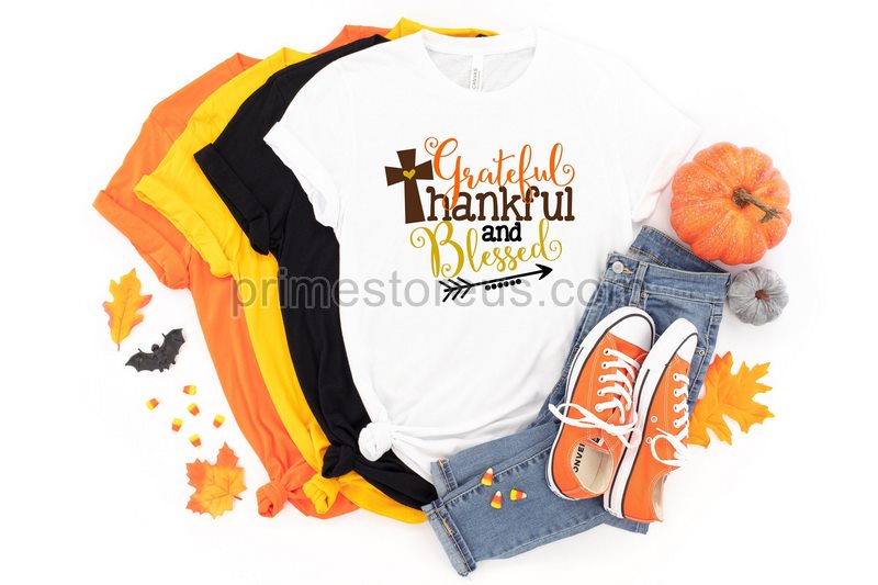 Grateful Thankful Blessed Shirt Pumpkin Shirt Turkey Shirt Halloween Shirt Fall Shirt Cheetah Pumkin Shirt Thanksgiving Shirt Autumn