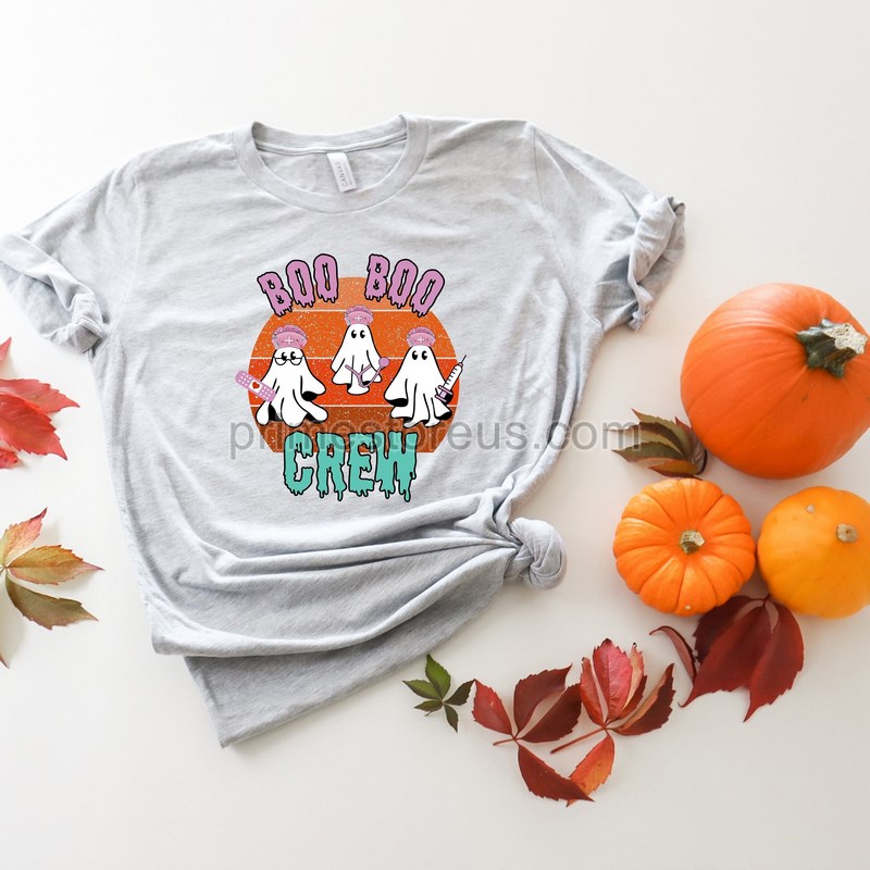 Boo Boo Crew Shirthalloween Shirt Nurse Boo Shirt Cute Halloween Shirtshalloween Nurse Tshirt Funny Halloween Shirts Cute Nurse Tee