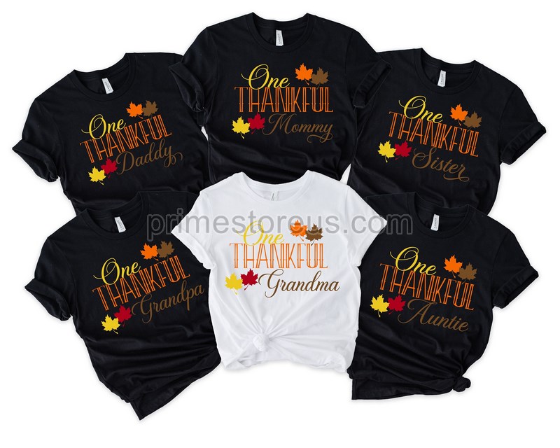 Custom Family Name Matching Thanksgiving Shirts Thankful For My Family Shirt Fall Shirt Thanksgiving Shirt Family Thanksgiving T-shirt