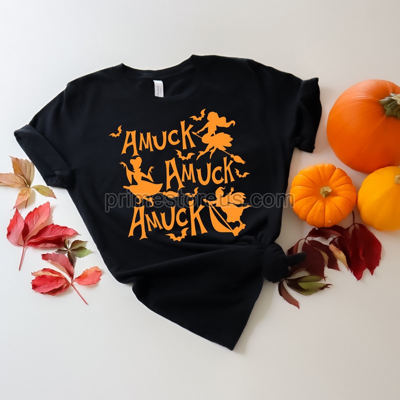 Amuck Amuck Amuck Shirt Sisters Shirt Hocus Pocus Shirt Cute Witch Shirt Halloween Shirt Spell Shirt Witch Sisters Shirt