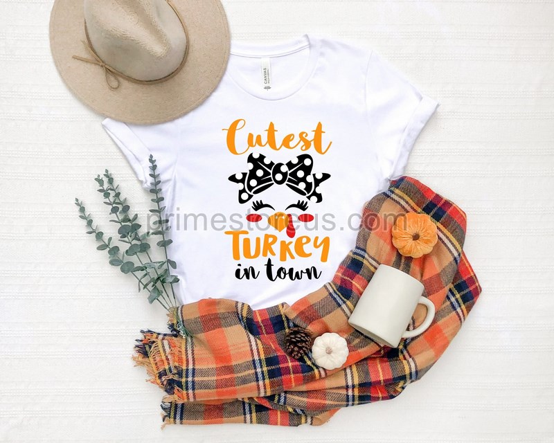 Coolest Turkey In Town Shirtgirls Thanksgivingfamily Matching Shirtcute Kids Thanksgiving Shirt Thankful Shirtfall Shirt Hello Pumpkin