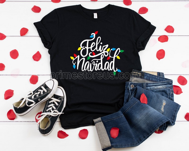 Feliz Navidad Shirt Christmas Family Spanish Merry Christmas Shirtspanish Christmas Shirtspanish Christmas Familychristmas Family Shirt