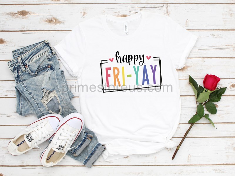 Happy Fri-yay Shirt Fri-yay Tgif Teacher Tee Funny Teacher Saying Shirt Friyay Teacher Shirt Friday Weekend Shirt Funny Teacher T Shirt