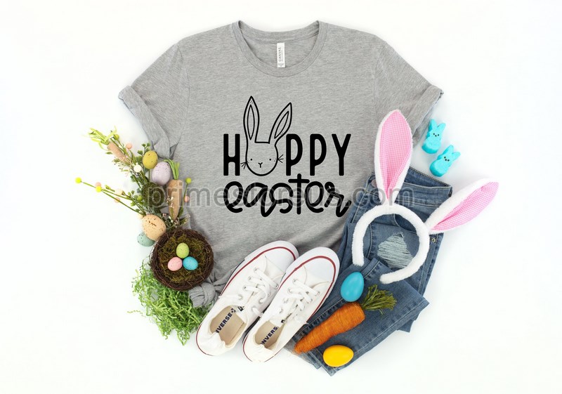 Hoppy Teacher Shirtteacher Easter Shirt Teacher Bunny Tee Happy Easter Shirteaster Shirtbunny Teacherteeteacher Shirt