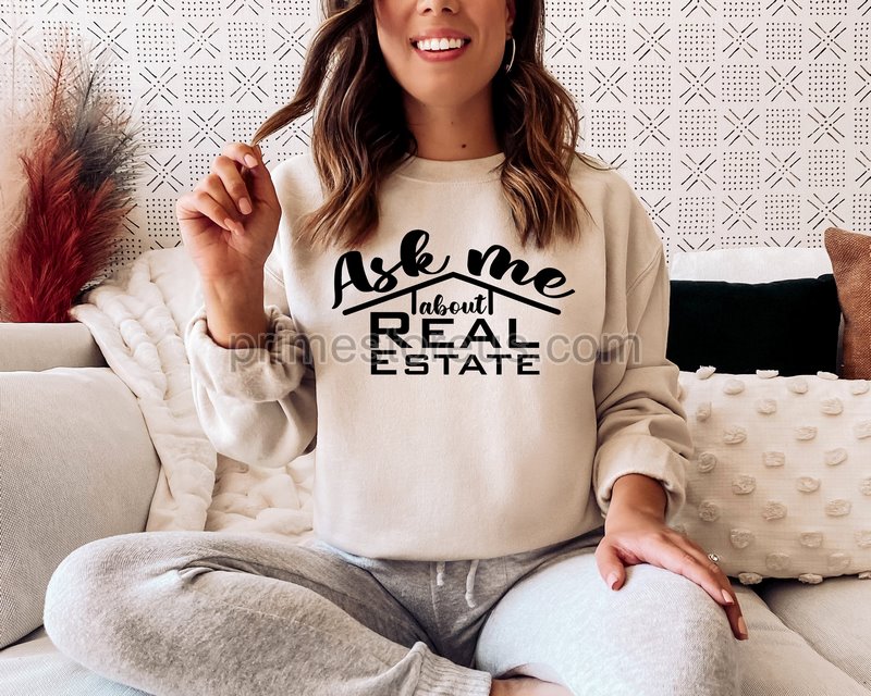 Ask Me About Real Estate Shirtreal Estate Broker Shirt Gift Real Estate Shirt Real Estate Marketing Shirtreal Estate Gift For Agent