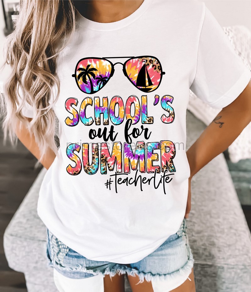 School's Out For Summer Shirt Summer Shirt Vacation Shirt Teacher Shirt Teacher Gift Student Gifts Student Teacher Gift For Teacher