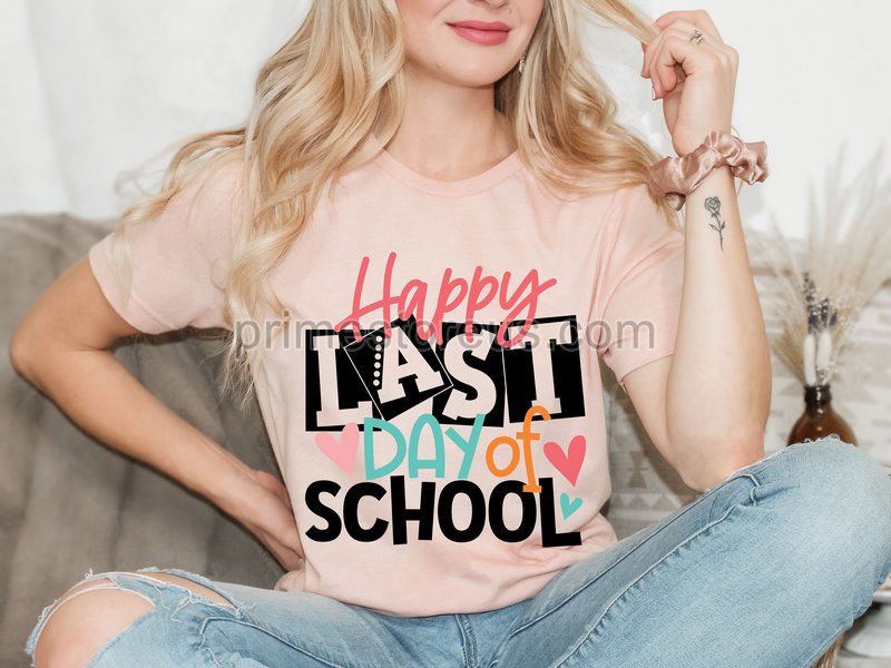 Last Day Of School Hello Summer Happy Last Day Of School Shirts End Of School Year Goodbye School Hello Summer School's Out For Summer