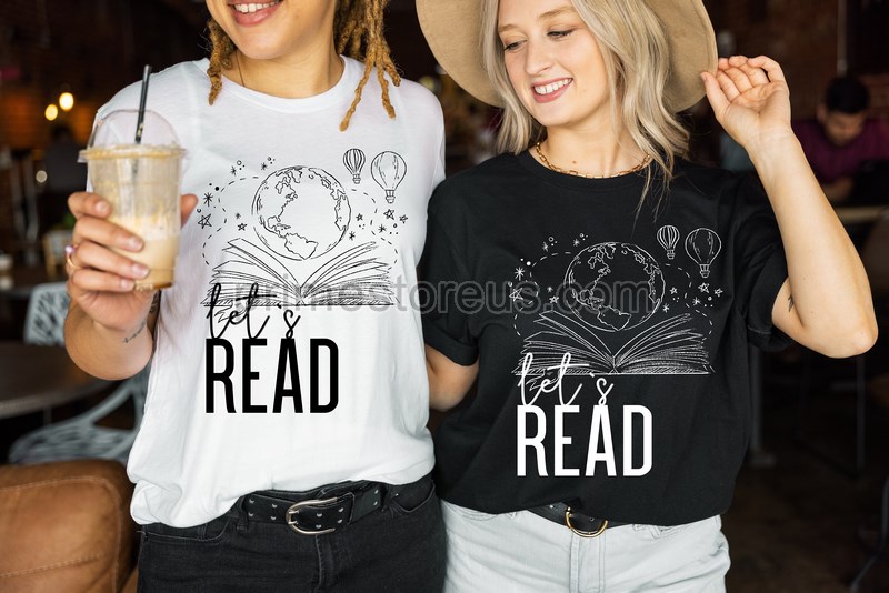 Let's Read Shirt Reading Shirt Book Club Shirtfunny Reading Shirt Book Nerd Shirt Librarian Gifts Read Shirt For Womenreading Gift