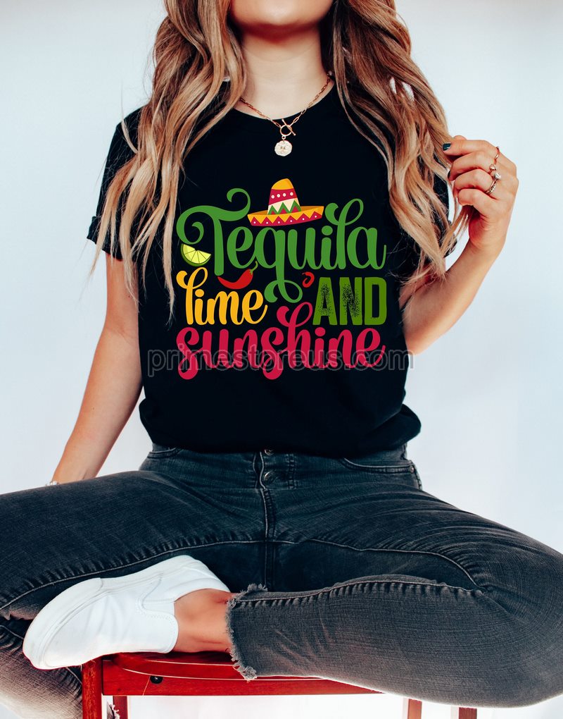 Tequila Shirtfunny Drinking Shirt Tequila Squad Shirtmargarita Shirtcinco De Mayo Shirtmexico Bachelorettelet's Fiesta Party T-shirt