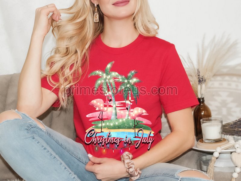 Christmas In July Shirtchristmas In July Shirtchristmas Santa Shirttropical Christmas In July Shirtchristmas At The Beachummer Holiday