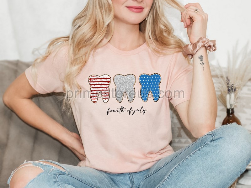 4th Of July Dental Shirt American Dentist Tee Gift For Dentist Independence Day Celebration Shirt Dental Squad Teepatriotic Dentist Tee