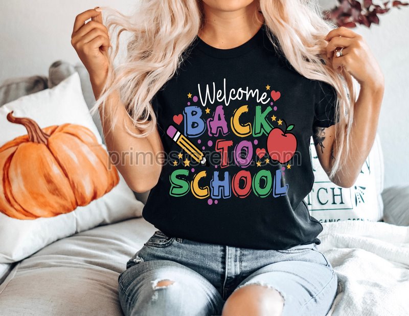 Back To Schoolhappy First Day Teacher Shirtsteacher Appreciation First Grade Shirtfirst Grade Shirtinspirational Teacher Shirts