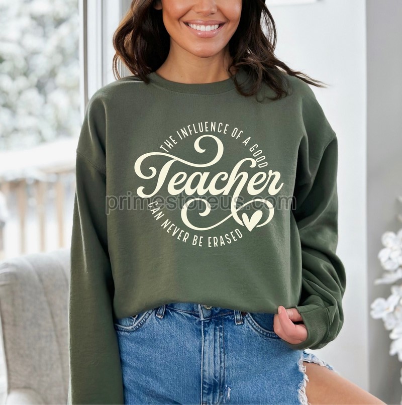 One Loved Teacher Shirt Teacher Sweatshirt Teacher Crewneckbest Teacher Shirt Cute Shirt For Teachers Teacher Gifts Teacher Name Shirt