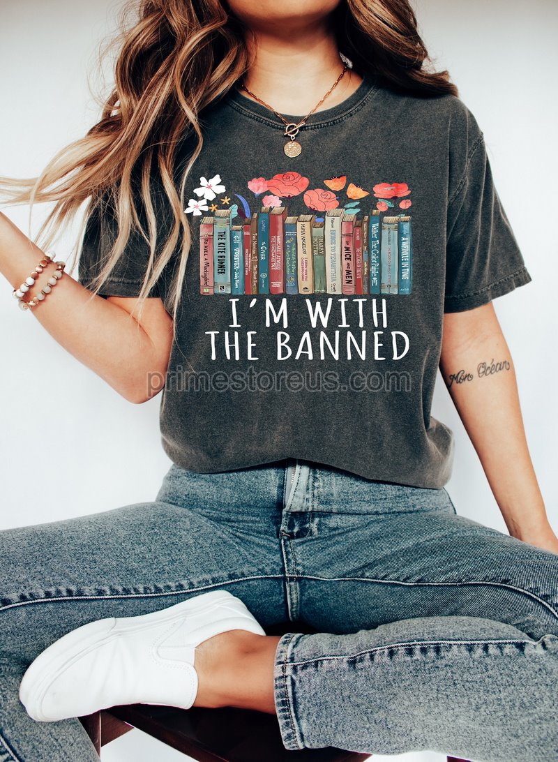 I'm With The Banned Books Shirtreader Giftbook Loverbanned Books Sweatshirtreading Shirtlibrarian Shirtbanned Books Teebook Club