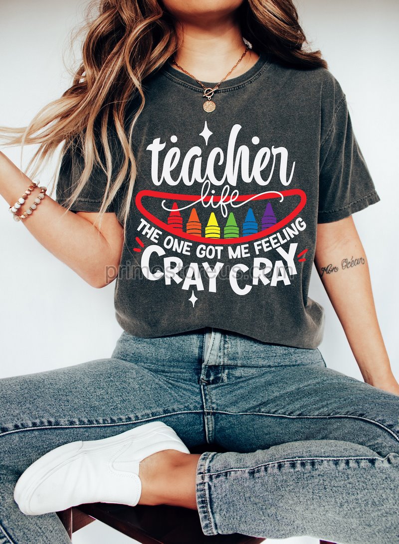 Funny Teacher Crayon T Shirts Back To School Shirt Crayon Shirts Crayola Shirt Teacher Crayon Shirts Colorful Crayon Group Giftshirts