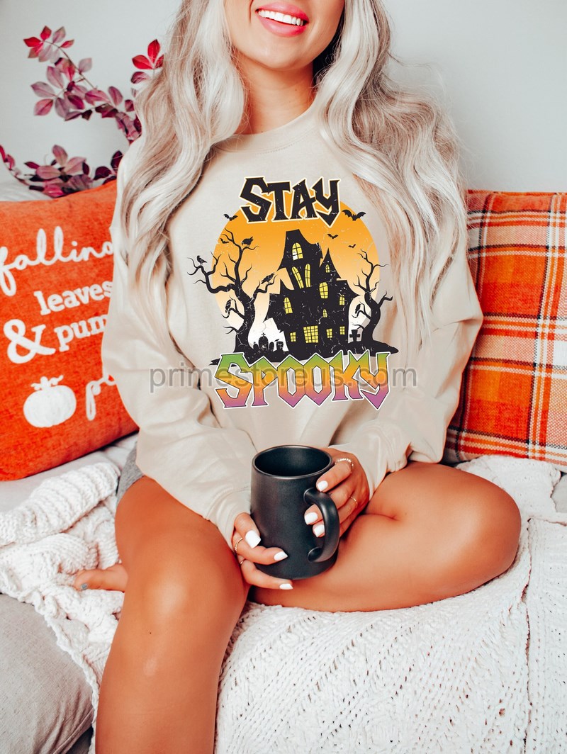 Stay Spooky T-shirt Spooky Vibe Shirt Halloween T-shirt Cool Halloween Shirt Funny Halloween Shirt Halloween Tee Spooky Shirt